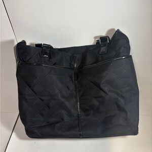 Womens Mary Kay Purse Black Outer Pink Inner - As Pictured Female Hand Bag